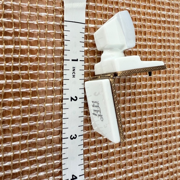 Limoges Rochard Trinket Box – Vintage Computer, Hand-Painted in France - Picture 11 of 11